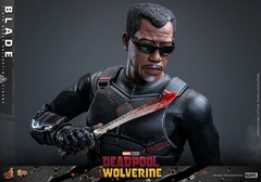 IN HAND – 1/6 HOT TOYS BLADE -Deadpool & Wolverine – MMS791B EXCLUSIVE VERSION!!