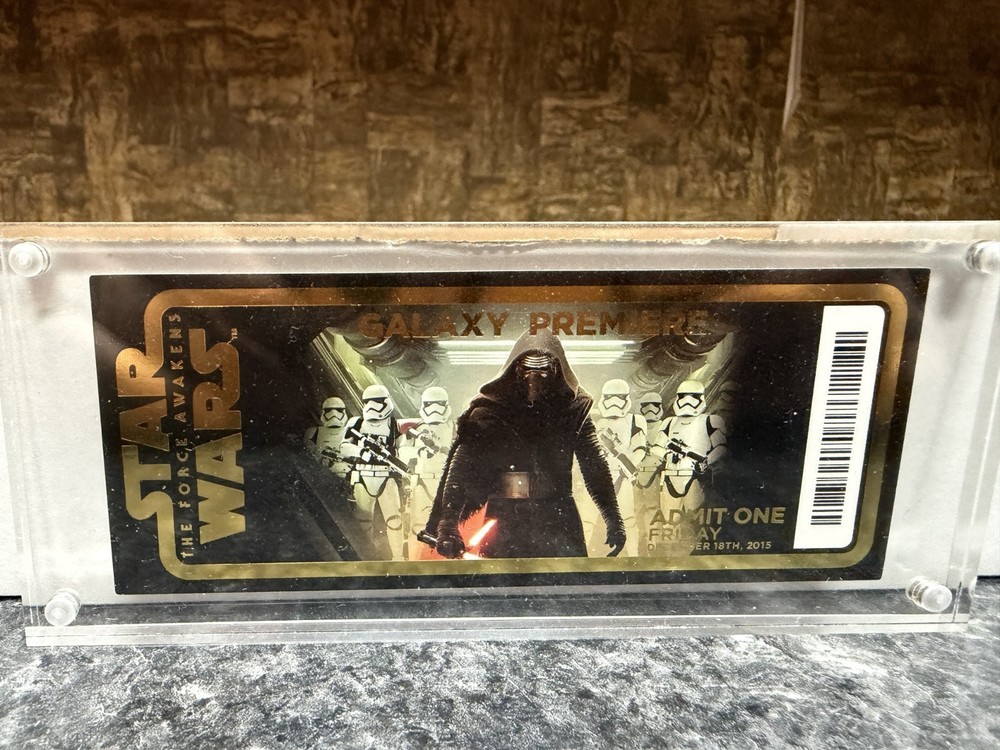 Star Wars, AMC Galaxy Premiere, The Force Awakens Limited Editon Ticket