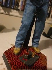 Custom 1/6 Scale Jack Torrence .the Shining. W/Custom Stand.real Metal Axe. Etc