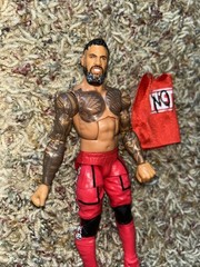 WWE Elite Jey Uso Custom Wrestling Action Figure: Bloodline Gear