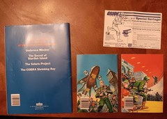 Vintage G.I. Joe yearly toy catalogs 1982-85 books and coloring book. Big lot