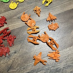 Lot Of 100+ Pcs Battle Space Robots Space Ships Mini Loose Figures Novelty