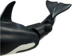 Takara Tomy Ania Orca Killer Whale AL-08 Floating Animal Figure Shamu