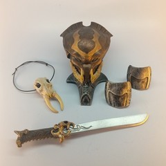 Custom Predator Bio Mask & Accessories Set 1/6 Scale – Elite Warrior