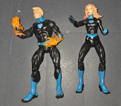 Marvel Legends Series Fantastic Four Action Figures Lot Of 4 thing reed sue