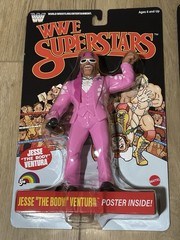 WWE Mattel LJN Jesse Ventura & King Kong Bundy Black Card WWF Figures
