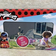 Miraculous: Tales of Ladybug and Cat Noir Felt Mega Mat & Scooter w/ Figure NEW