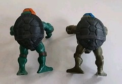 2004 TMNT Teenage Mutant Ninja Turtles 3″ Action Figures Leonardo Michaelangelo