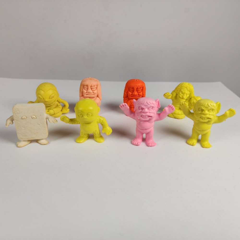 Lot of 8 Gegege No Kitaro Rubber Eraser Japanese Keshi Mini Figures