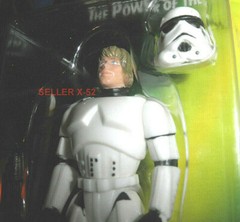 Star Wars LUKE Skywalker Stormtrooper disguise figure POTF2 Mark Hamill toy