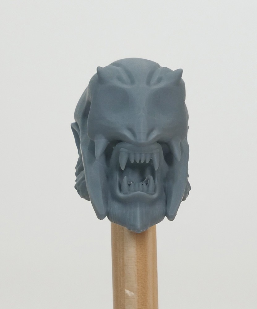 Fantasy D&D Mythic Legions Monkey Soldier Head 1.0 1:12 3d Resin Print