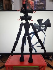 HUGE Dark Siren Head – Articulated and Glow in the Dark