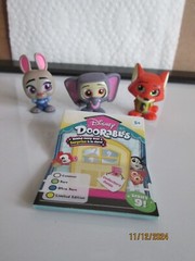 Set of 3 – Disney Doorables Series 9 – Zootopia – Finnick, Judy Hopps, Nick