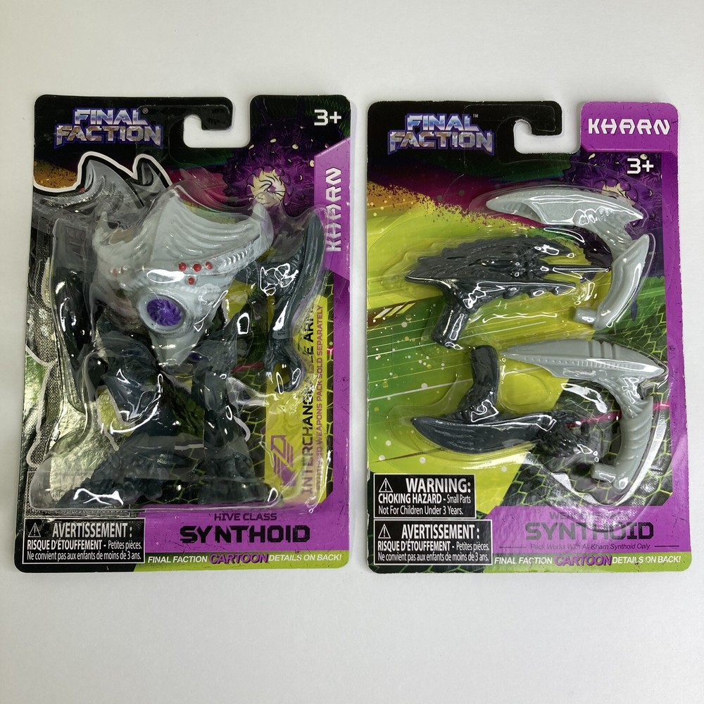Final Faction Khan Hive Class Synthoid and Synthoid Weapons Pack Lot of 2