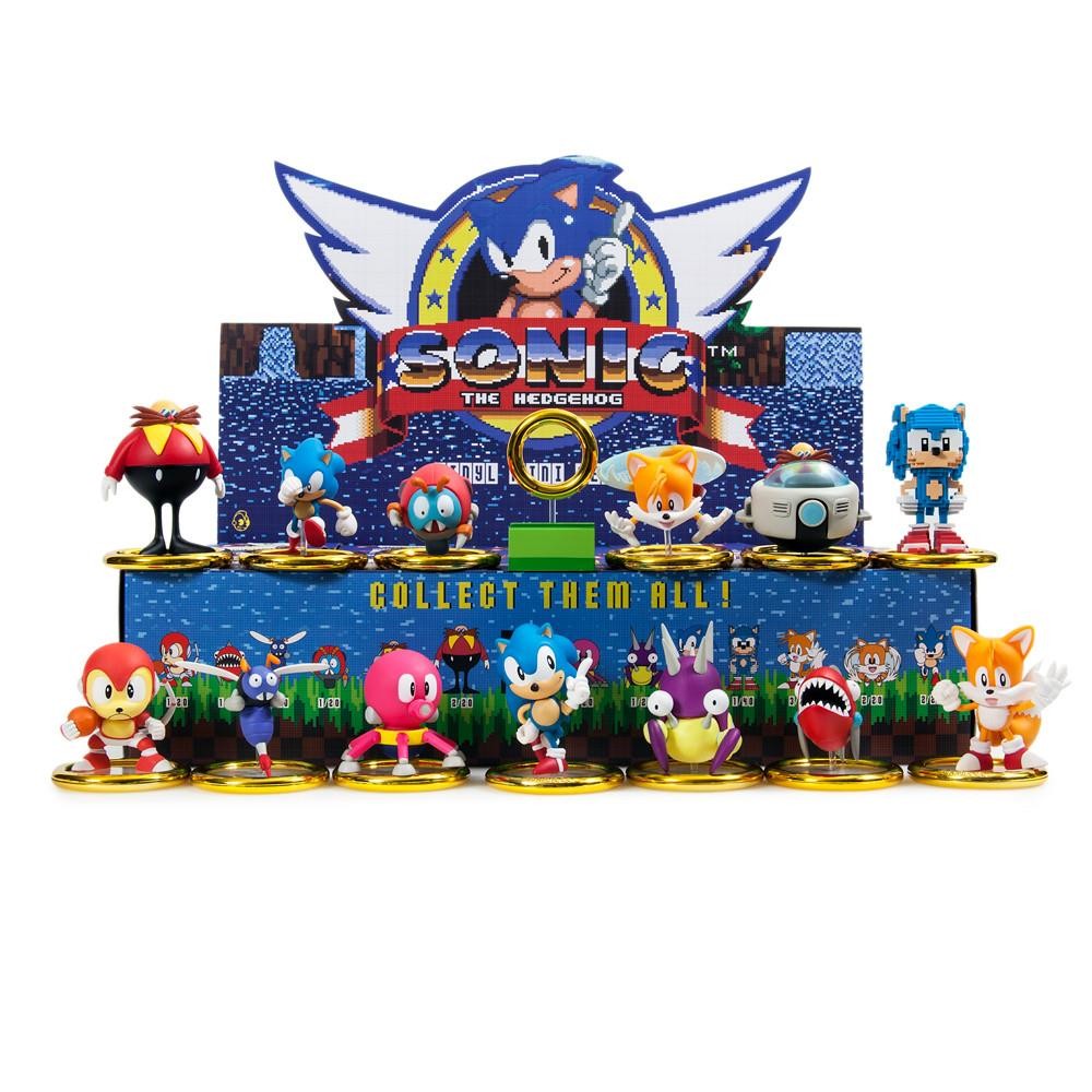 ONE FULL CASE OF 20 SONIC THE HEDGEHOG VINYL MINI FIGURE SERIES SEGA X KIDROBOT