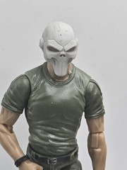 3d Print Punisher Skull Face HEAD, 1:18 3 3/4″ GI Joe 25th Anniversary B112