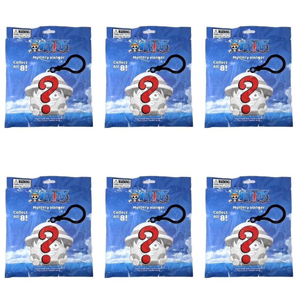 One Piece Mystery Hangers – Lot of 6 Sealed Blind Bags