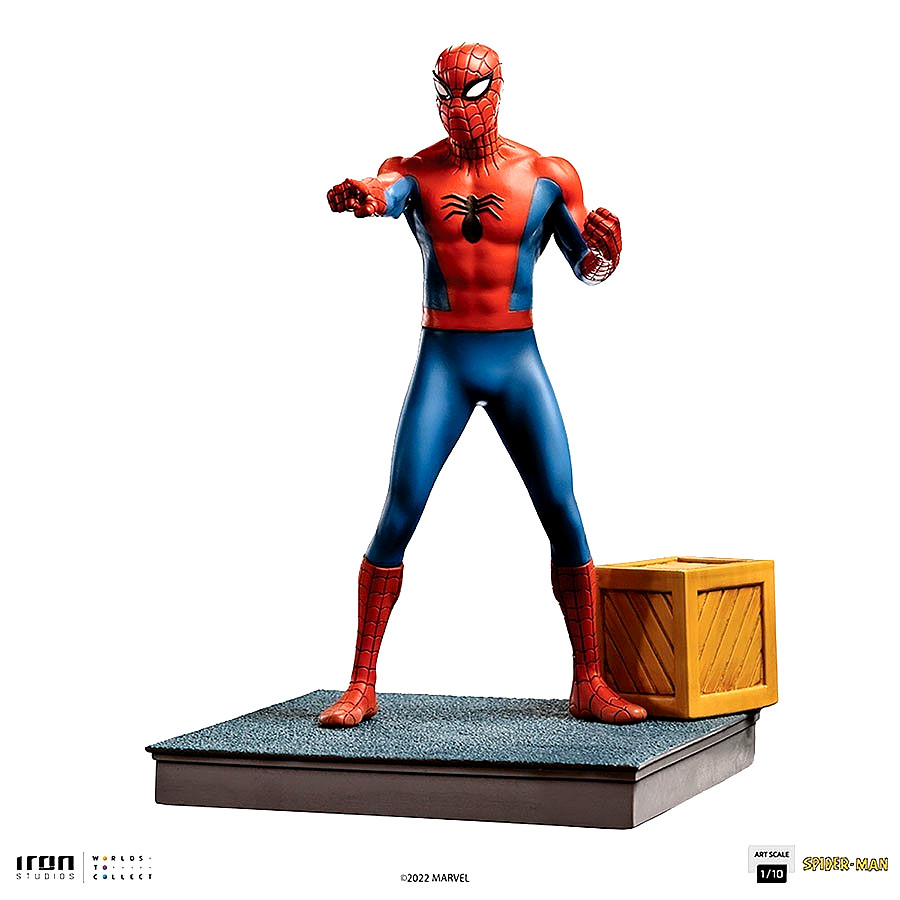 IRON STUDIOS MARVEL SPIDER-MAN 1960’S ART SCALE 1/10 STATUE SHIPPER SEALED NEW