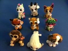 Beanie Babies/Boos (Ty) available in several adorable baby animals, for ages 3+