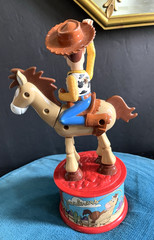 Vintage 1999 McDonalds Toy Story 2 Bullseye Woody’s Round Up Candy Dispenser