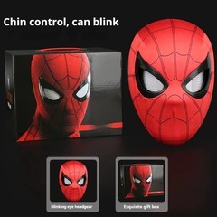 Marvel Spider Man Miles Morales Electronic Mask Moving Eyes Remote Control Cospl