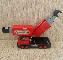 2000 Bandai Power Rangers Lightspeed Rescue Pyro Rescue One Fire Truck *TESTED*
