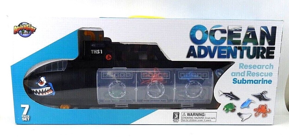Adventure Planet – Research & Rescue Submarine with Ocean Animals NEW IN BOX