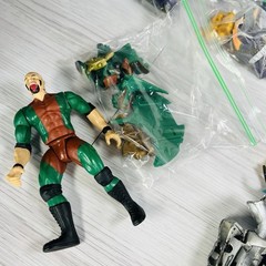 WWE Stomp Accessories Lot Figure Weapons Rock Stone Cold Undertaker Space WWF