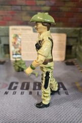 GI JOE ~ 1984 RECONDO THIN GREEN STRIPES VERSION ~HARD TO FIND 100% comp & CARD