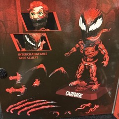 Beast Kingdom Egg Attack Action (EAA)-143 Carnage (Marvel Spider-man) NIB