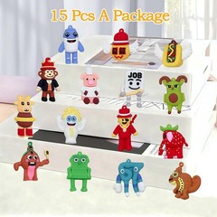 15PCS Italian Brainrot Steal a Brainrot 67 Toys, 1.8″ Brain Rot Action Figure, V