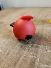 Angry Birds Lot Of 4 Vinyl PVC Plastic Figures. Keychain