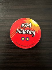 Vintage Pokemon Nidoking Tomy Action Figure w/ Battle Disc