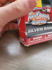 New Bandai Power Rangers Super Megaforce 12″ Inch SILVER RANGER #3807 FIGURE