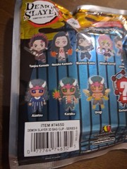NEW SEALED Anime Demon Slayer 3-D Foam Figural Clip Keyring Blind Bag Series 8