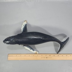 VTG Safari LTD 1991 Monterrey Bay Sea Aquarium Humpback Whale 15” Solid Rubber