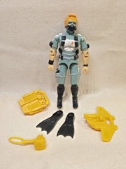 GI Joe Torpedo Wet Suit Cobra Eels Cobra Undertow Hasbro Vintage Diver Lot x4
