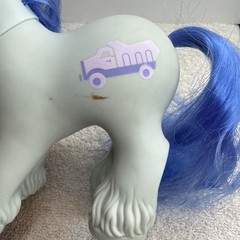 Vintage My Little Pony G1 Big Brother Ponies MLP 4 Speed Trucker 87-Description