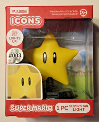 (1) ICONS Super Mario Bros Super Star Light #003 Paladone NEW!!!