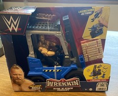WWE Wrekkin Slam N Stack Forklift Brock Lesnar Figure ByMattel