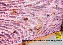 Brick Photo Sheets 2x11x17″ 1/10 Scale Display Prop Garage Diorama Dollhouse