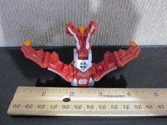 Bakugan Nukix Red Silver Battle Gear Gundalian Invaders 100G