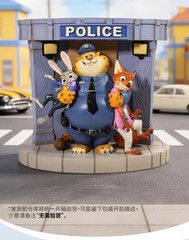 Enesco Zootopia Clawhauser Judy Nick Figure Official Disney Collectible