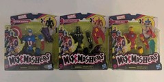 Mix Mashers Marvel Avengers 3x BUNDLE: Iron Man, Captain America, Black Panther