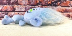 DreamWorks Trolls Hasbro Plush Toy Sparkle Blue Hair 12″ Soft Doll Polyester
