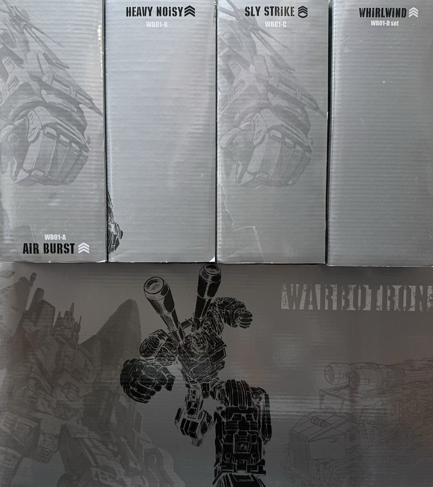 Transforming Combiner WARBOTRON Homage To Bruticus COMPLETE SET NEW Never Opened