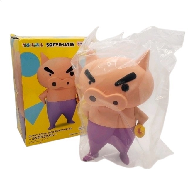 Crayon Shin-chan Big SOFVIMATES Buri Buri Zaemon – Pig – Bandai – JAPAN ANIME