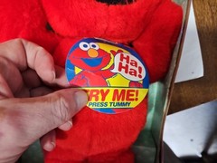Vintage 1996 Tyco TICKLE ME ELMO Red Plush Sesame Street Toy NIP READ!!!!!!!!!!!