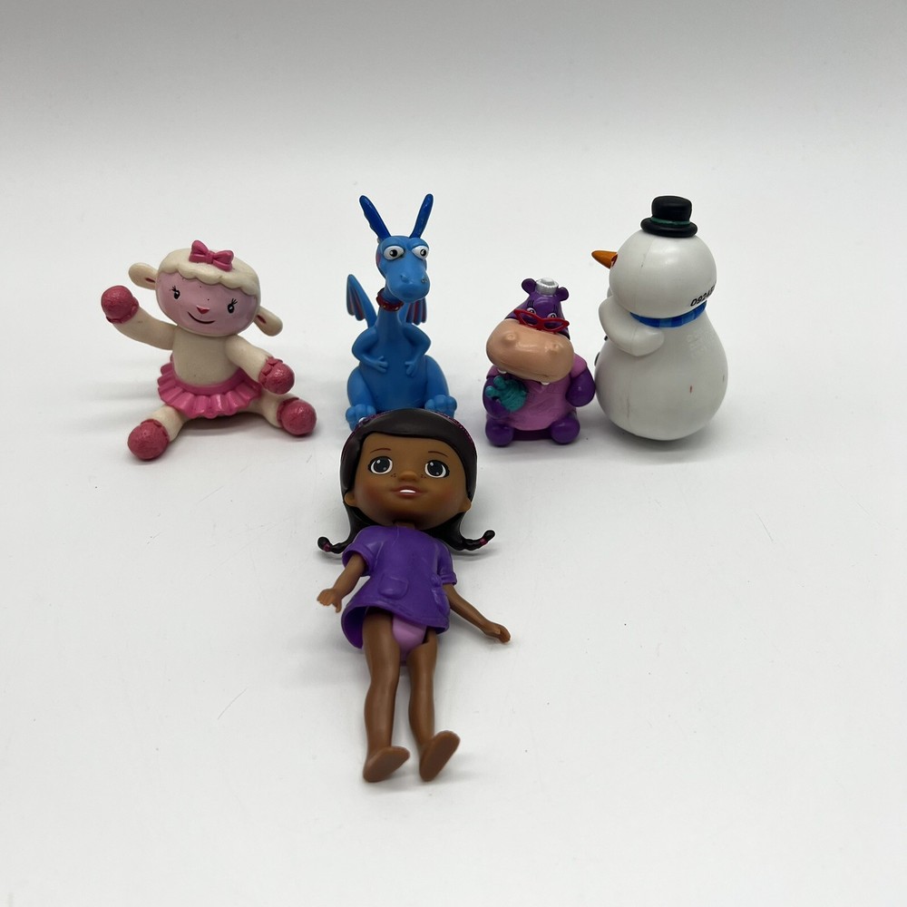 Disney Doc Mcstuffins Toy 5 Lot Doc McStuffins Stuffy Foot Chilly Lambie Hallie