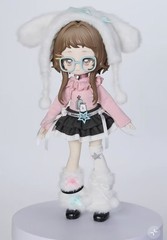 6Pcs Sookiva Lovely Professional Intern 16.5cm/6.5In Bjd Action Figures Gift